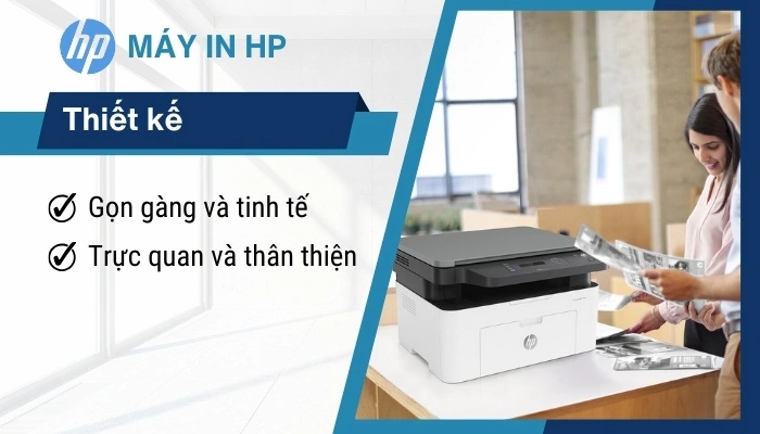 máy in HP với thiết kế hiện đại