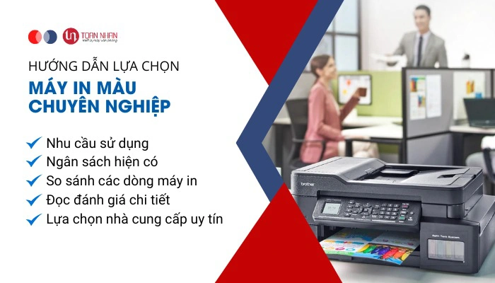 hướng dẫn lựa chọn máy in màu chuyên nghiệp