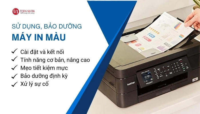 sử dụng, bảo dưỡng máy in màu