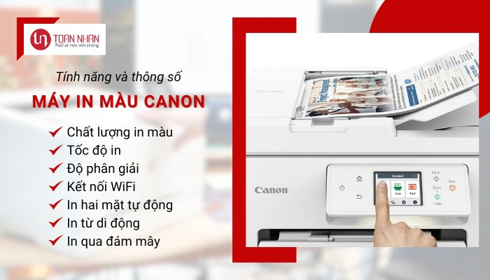 Tính năng máy in màu Canon cho văn phòng nhỏ