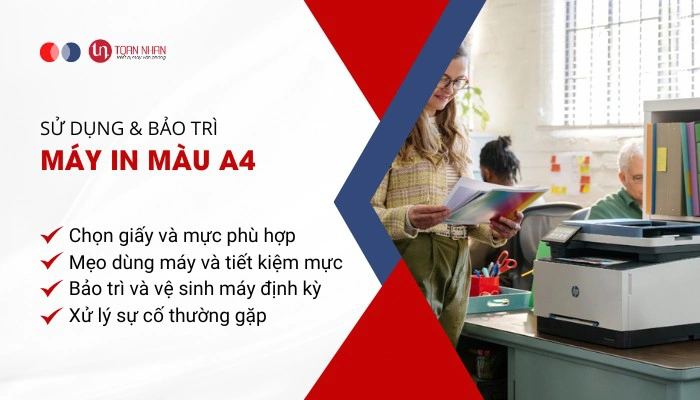 Bảo trì máy in màu A4