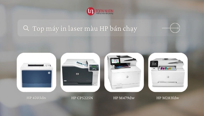 top máy in  laser màu bán chạy