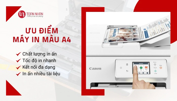 ưu điểm máy in màu A4