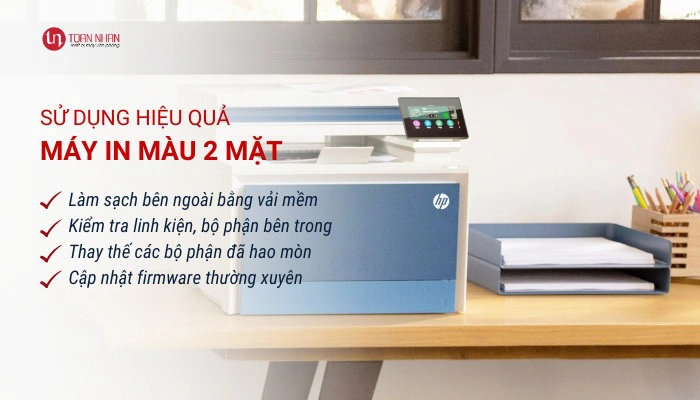 sử dụng máy in màu 2 mặt hiệu quả