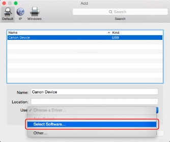 kết nối cài đặt driver máy in canon trên MacOS 5