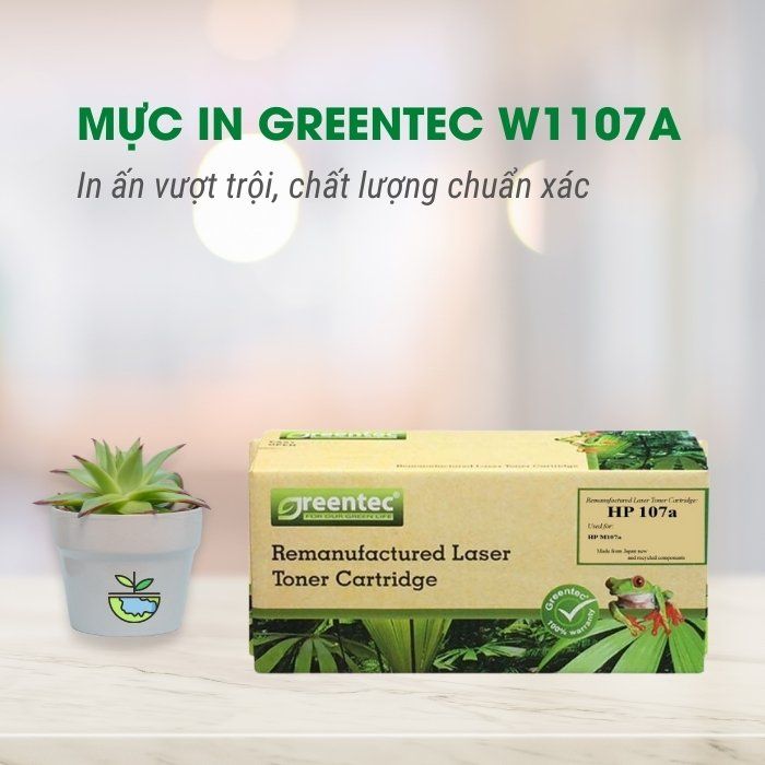 Mực in laser đen trắng Greentec W1107A