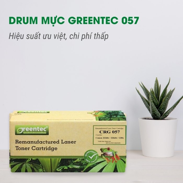 Mực in laser đen trắng Greentec CRG-057A