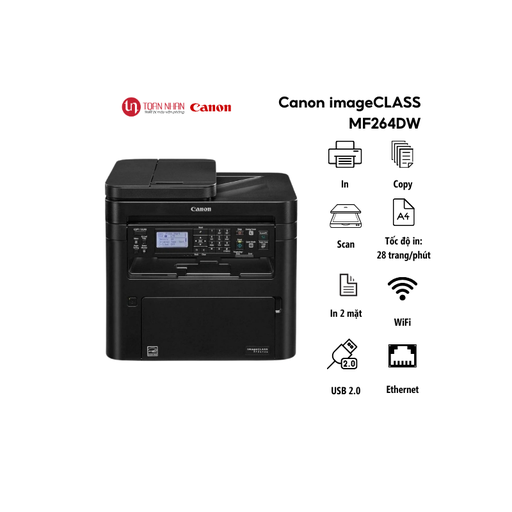 [PRT-CALJ-MF264DW] Máy in đa chức năng Canon MF264DW