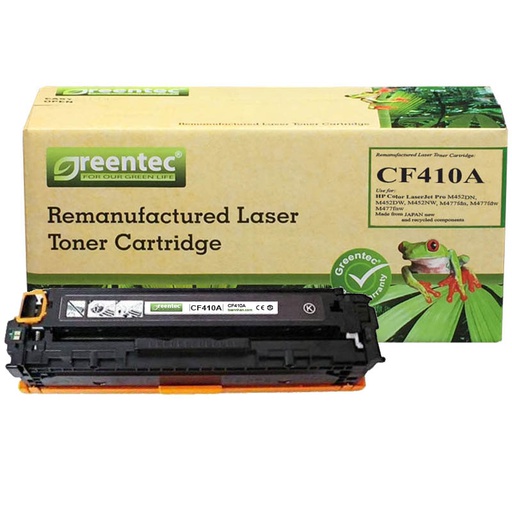 [CAR-GT-CF410A] Mực in laser màu Greentec CF410A