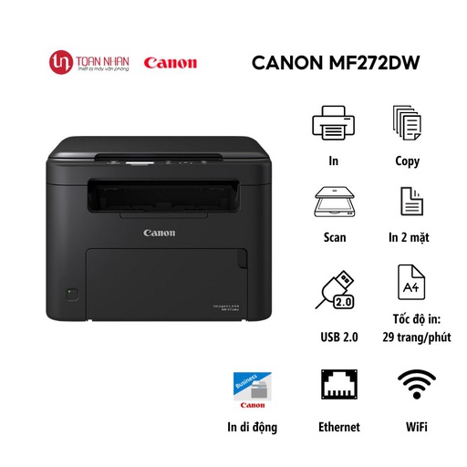 [PRT-CALJ-MF272DW] Máy in laser đa năng Canon MF272DW