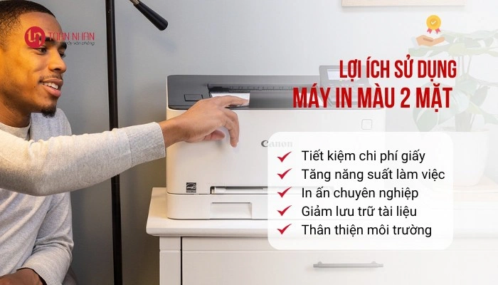 lợi ích khi sử dụng máy in màu 2 mặt