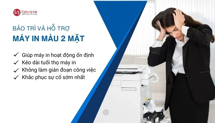 bảo trì máy in màu 2 mặt