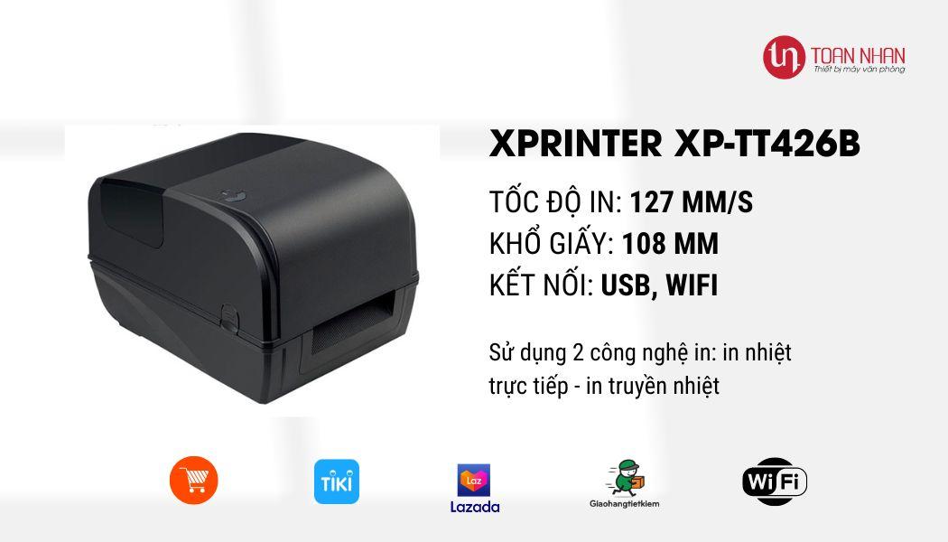máy in Xprinter XP-TT426B tính na7ng