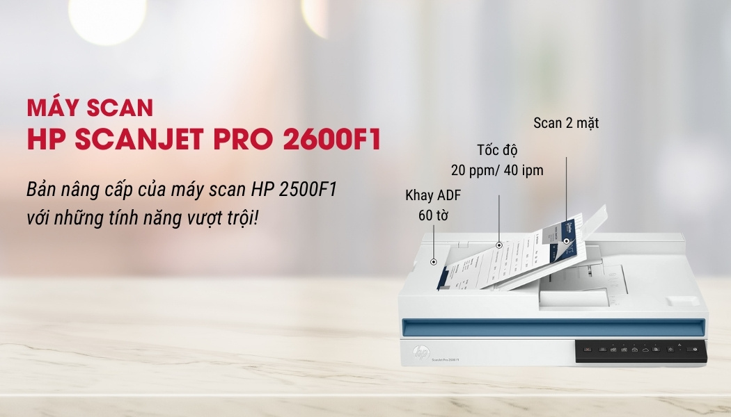 máy scan HP ScanJet Pro 2600F1
