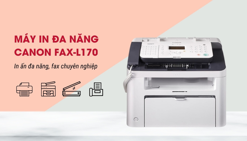 máy in đa năng Canon Fax-L170