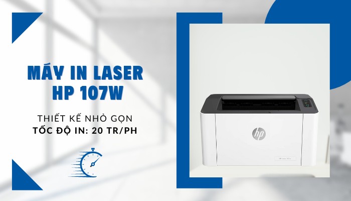 tốc độ máy in HP laser 107w