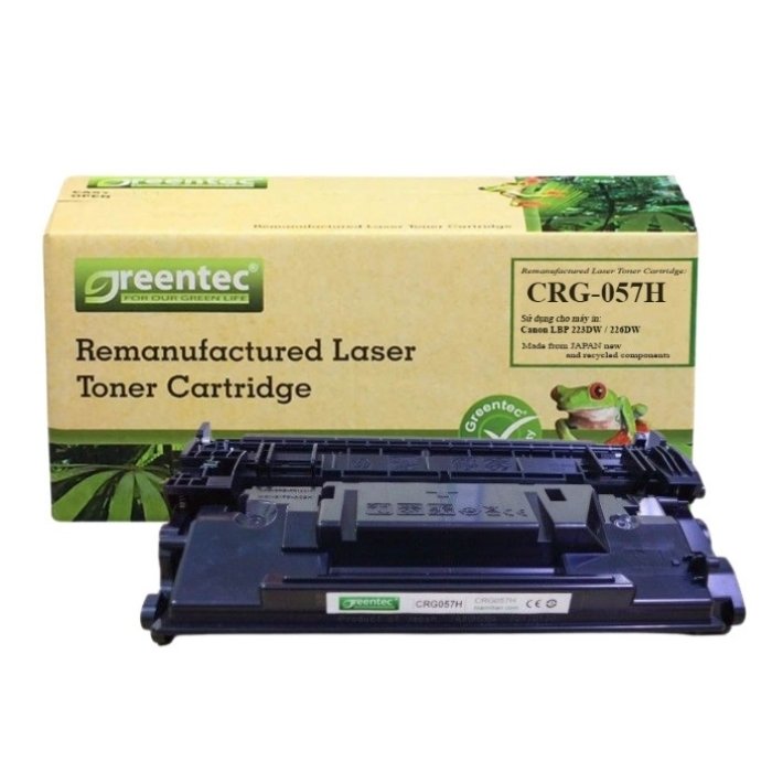 Mực in laser đen trắng Greentec CRG-057H