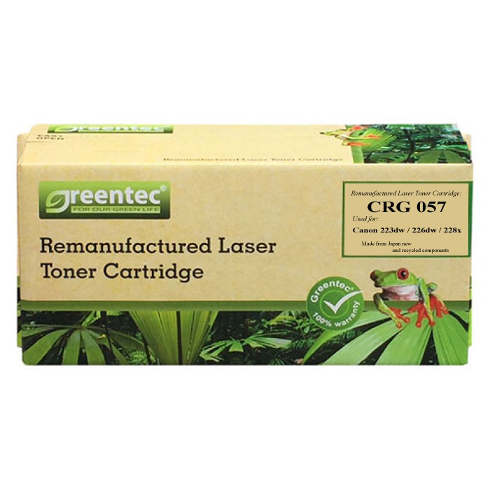 Mực in laser đen trắng Greentec CRG-057A 1