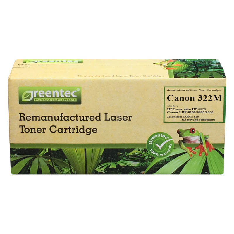 Mực in laser màu Greentec Canon 323M 1