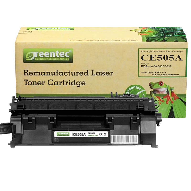 Mực in laser đen trắng Greentec CE505A