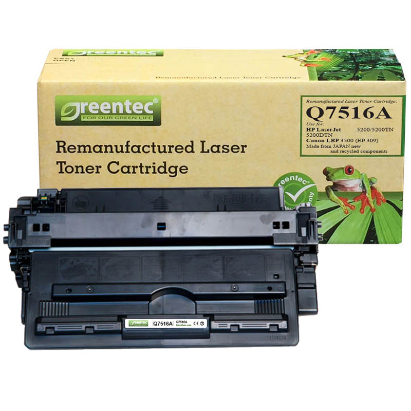 Mực in laser đen trắng Greentec Q7516A