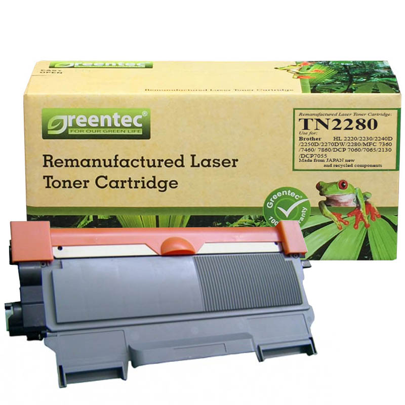 Mực in laser đen trắng Greentec Brother TN2280