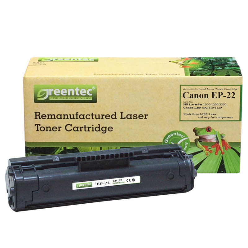 Mực in laser đen trắng Greentec Canon EP-22