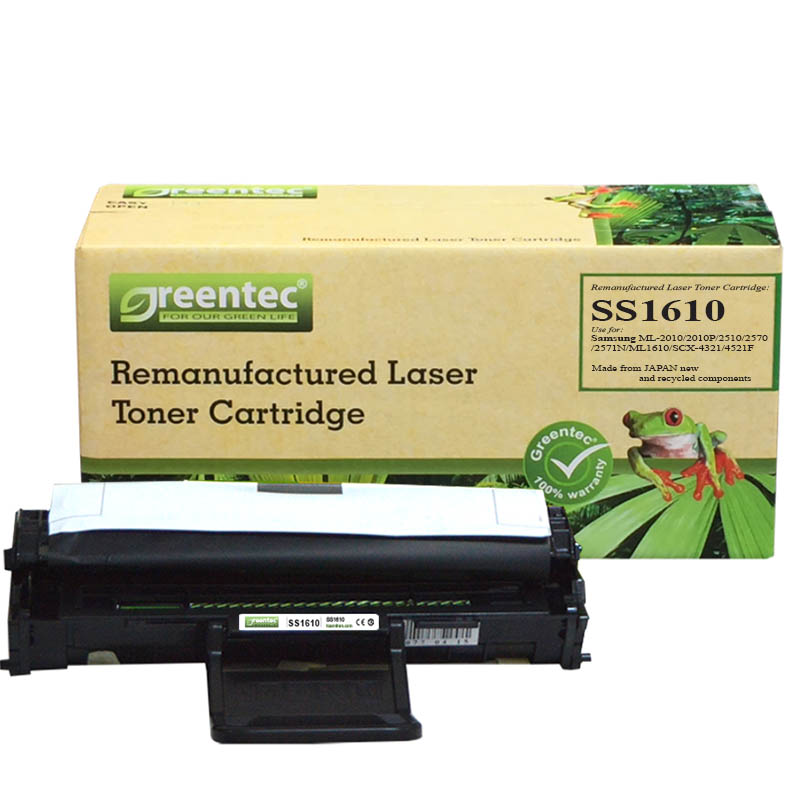 Mực in laser đen trắng Greentec Samsung 1610