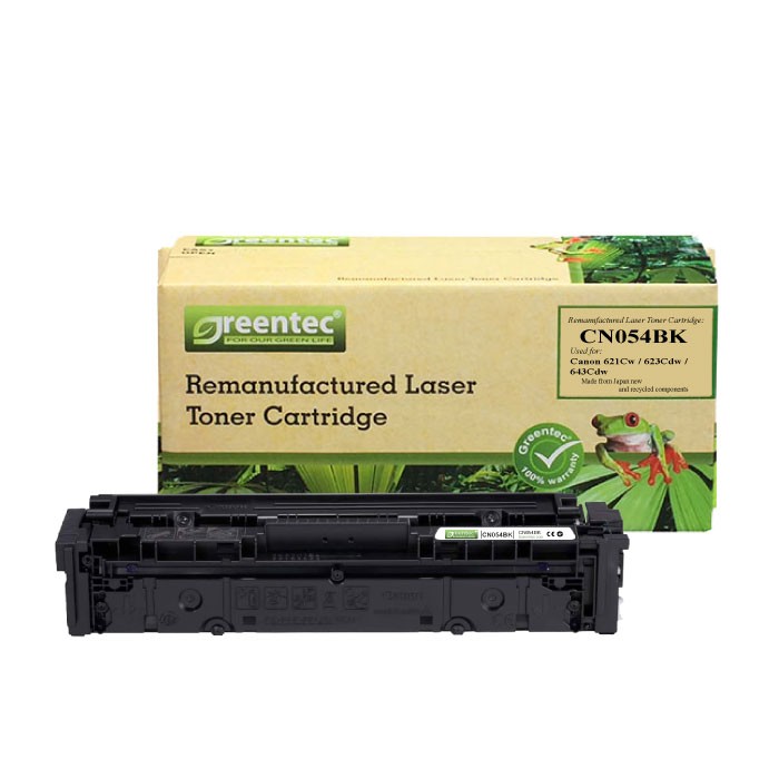 Mực in laser màu Greentec CN054BK