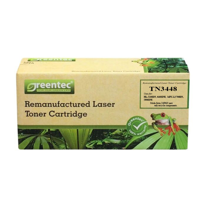 Mực in laser Greentec Brother TN3448