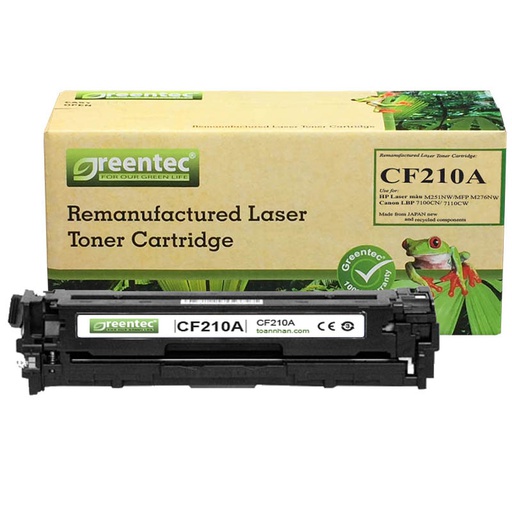 [CAR-GT-CF210A] Mực in laser màu Greentec CF210A
