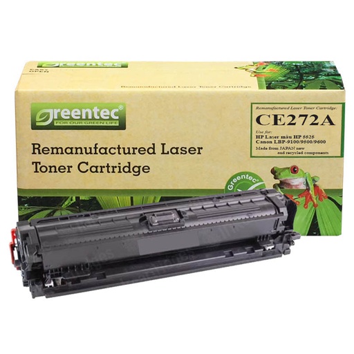 [CAR-GT-CE272A] Mực in laser màu Greentec CE272A