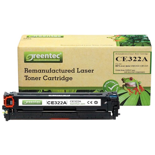 [CAR-GT-CE322A] Mực in laser màu Greentec CE322A