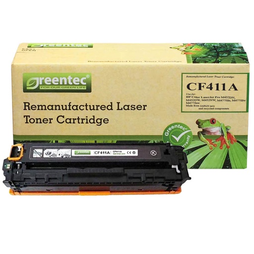 [CAR-GT-CF411A] Mực in laser màu Greentec CF411A
