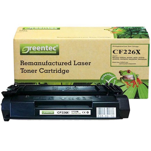 [CAR-GT-CF226X] Mực in laser đen trắng Greentec CF226X