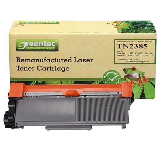 [CAR-GT-TN2385] Mực in laser đen trắng Greentec Brother TN2385