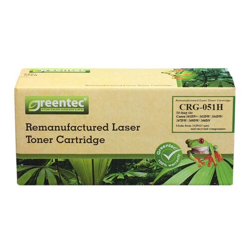 [CAR-GT-CRG051H] Mực in laser đen trắng Greentec CRG-051H